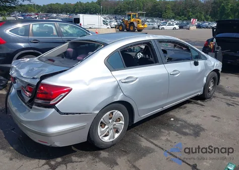 2013 Honda Civic Lx from USA, damaged, VIN 2HGFB2F58DH584430